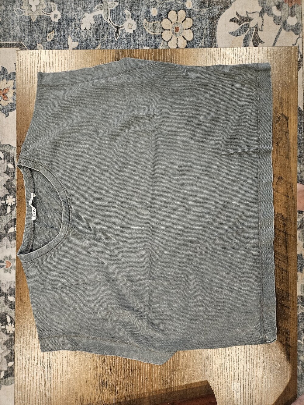 Zara 80s-Style Cropped Muscle Tee